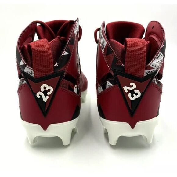 Nike Jordan 7 Alpha Menace Oklahoma OU Player Exclusive Football Cleats Sz 11 US - Picture 7 of 10